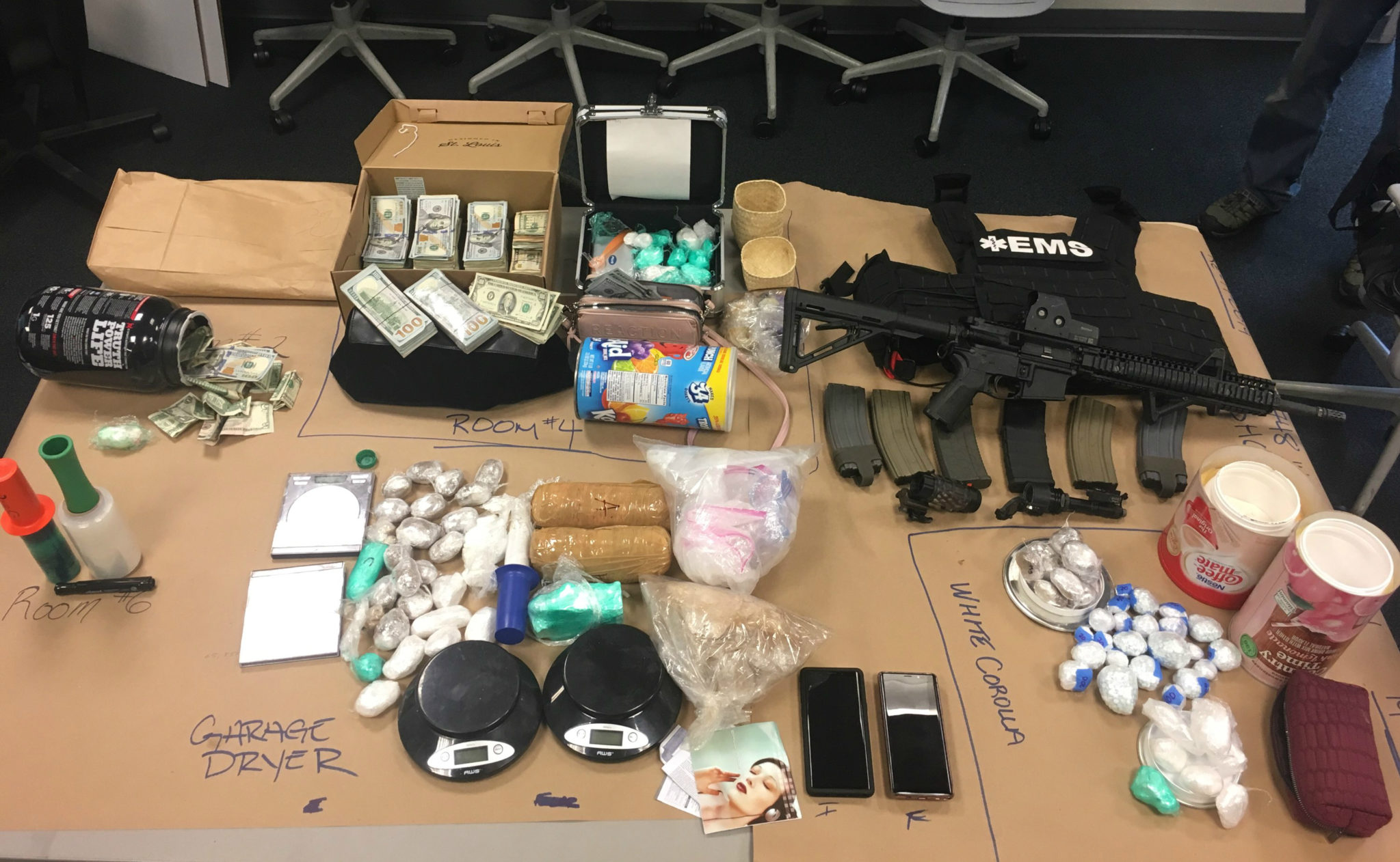 Police Seize Stolen Guns, Heroin, Meth, Fentanyl From Trafficking Ring ...