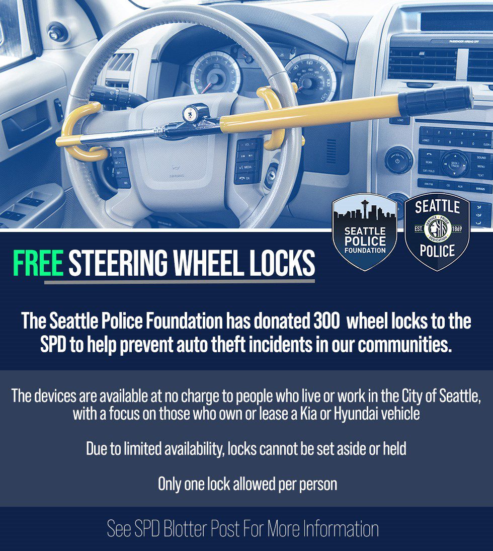 Seattle Police Foundation Provides Round 2 of Citywide Free