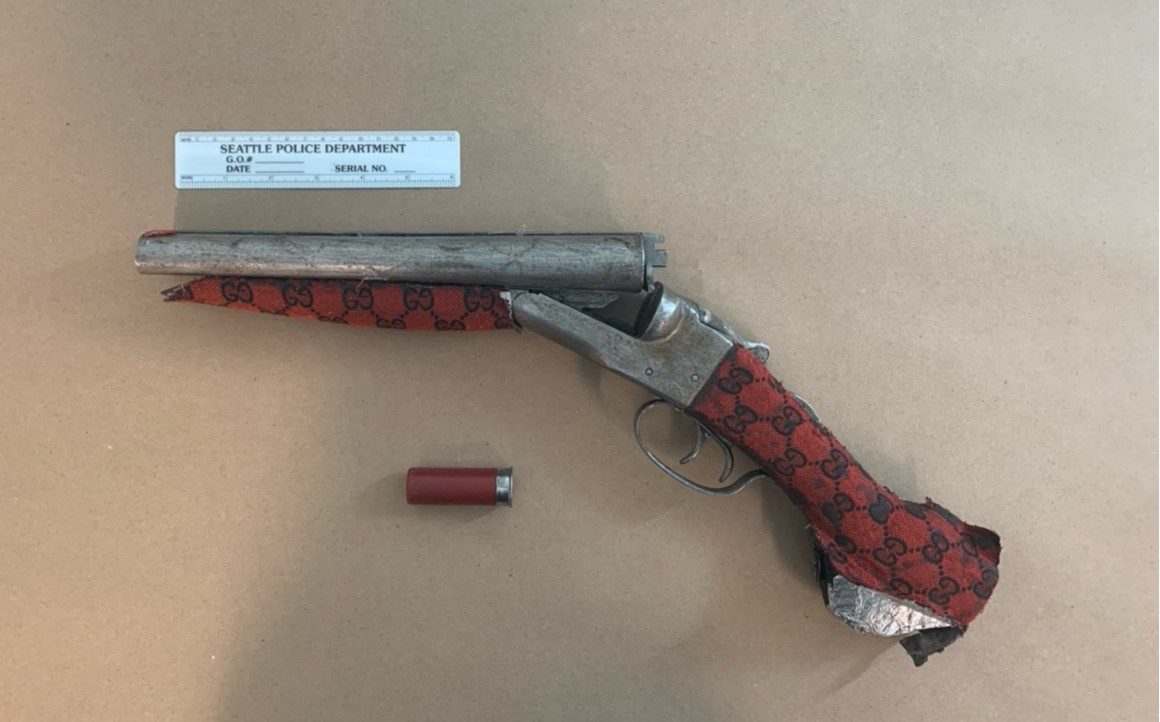 Armed Robbery Suspect Arrested in North Seattle, Stolen Car, Sawed-Off Shotgun Recovered