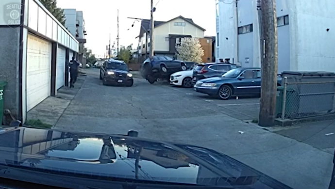 Video: Man Arrested After Stealing SUV, Hitting Police Cruiser, Almost ...